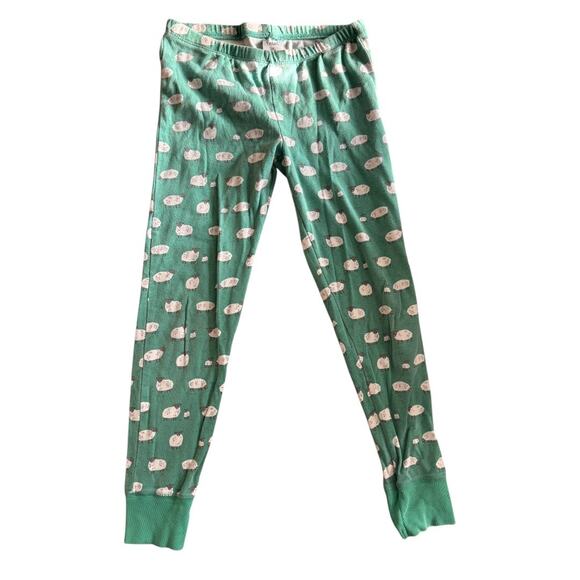 Mini Boden Boys Sheep Print Snug Fit Pajamas Set Long Johns Size 9Y 134cm Green - Picture 5 of 7